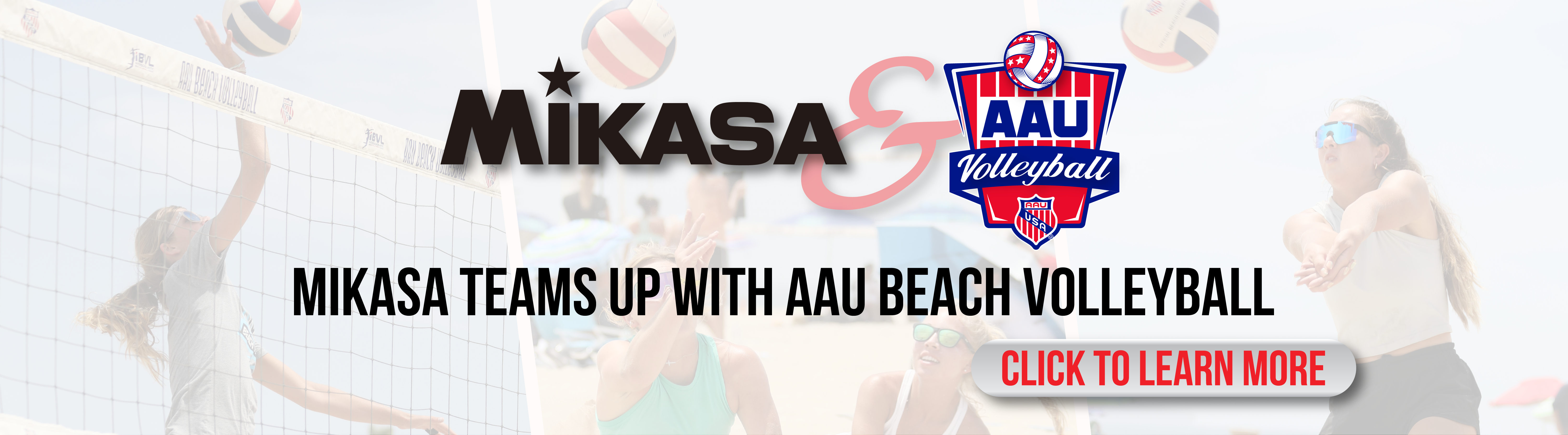 Mikasa Teams up With AAU Beach Volleyball